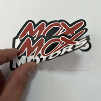 Autocollants de voiture personnalisés avec logo, adhésif PVC, impression UV, imperméables, résistants aux UV, décalcomanies pour capot, carrosserie, portes, fenêtres, transfert
