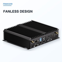 Mini PC industriel sans ventilateur avec options de processeur Intel Core I7-1165G7 ou I7-8550U, 6 ports COM, double LAN et VGA pour l'automatisation