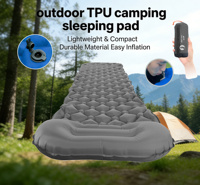 Matelas de couchage portable ultraléger avec laminage en nylon TPU 40D, imperméable et pliable, pour la randonnée, l'escalade et le camping en plein air