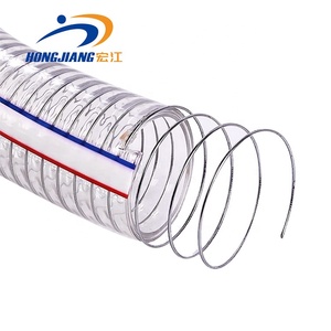 <span class=keywords><strong>Manguera</strong></span> de trueno de PVC Flexible, alambre de acero reforzado de grado alimenticio, 1/2 pulgadas, 2 pulgadas, 3 pulgadas y 4 pulgadas - Product Image 6