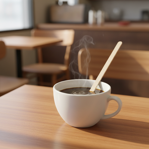 Accessoires à café : Agitateurs à café en <span class=keywords><strong>bois</strong></span> de 7,5 pouces - Bâtonnets à mélanger en <span class=keywords><strong>bois</strong></span> - Product Image 1