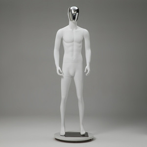 หุ่นโชว์พลาสติกแบบปรับได้สำหรับโชว์เสื้อผ้าผู้ชายชุบโลหะด้วยไฟฟ้าระดับไฮเอนด์ - Product Image 6