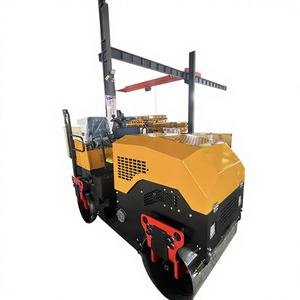 Rouleau vibratoire à double tambour haute performance, moteur diesel, solution de construction économique - Product Image 1