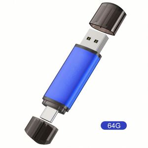 แฟลชไดรฟ์ USB Type C ความจุ 2GB ถึง 128GB สินค้าใหม่พร้อมโลโก้ ปากกาไดรฟ์ USB 2.0 แฟลชเมมโมรี่ - Product Image 1