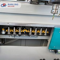 Máquina CNC Automática 3 en 1 de 3000 mm para Perfiles de Aluminio, Copiadora Compacta, Fresadora y Taladradora
