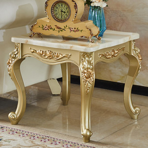 Роскошный кофейный столик в Европейском стиле, комбинированный шкаф для телевизора, деревянный мрамор французского шампанского в американском стиле для гостиной - Product Image 4