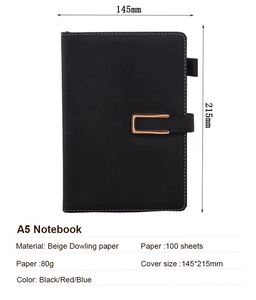 Custom Promotional Corporate Business School Students <b>A5</b> Gift Set Diary Journal Notebook Pen and <b>Water</b> <b>Bottle</b> Notebook Gift Set - Product Image 5