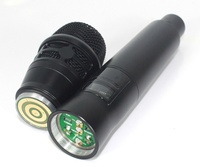 Système de microphone sans fil professionnel AD4D cardioïde UHF, son clair et présent, avec 2 batteries, micro à main