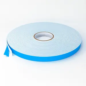 충격 흡수 고온 내성 LED 열 전도성 블루 필름 양면 흰색 PE 폼 테이프