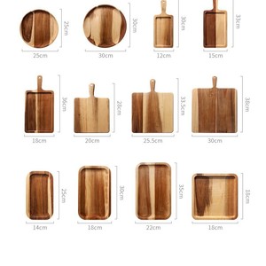 Planche à découper en bambou cadeau de pendaison de crémaillère avec poignée pour servir et <span class=keywords><strong>boucher</strong></span> <span class=keywords><strong>bloc</strong></span> à découper en bois - Product Image 4