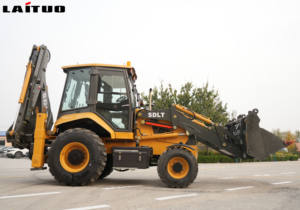 Laituo CE LT 3CX Hochwertiger Chinesischer <span class=keywords><strong>Mini</strong></span>-Frontlader-Baggerlader mit 4x4-Antrieb, Yuchai-Motor, 8500kg, Neue Marke im Angebot - Product Image 4