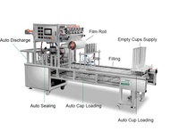 Machine de conditionnement multifonctionnelle automatique Rongjun électrique à commande PLC pour le remplissage, le scellage, l'emballage et l'étiquetage de moteurs, plastique et papier