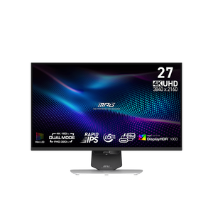 2025 mới đến MPG 274urdfw e16m chơi game màn hình 27 "4K 160Hz để FHD 320Hz một cú nhấp chuột chuyển đổi Mini LED bảng điều chỉnh cho chơi game PC - Product Image 2