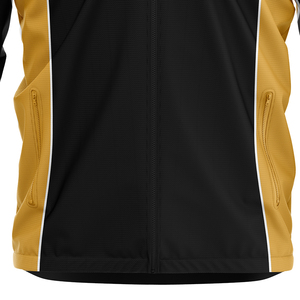 HEALY Vente en gros Veste coupe-vent bicolore à capuche Design athlétique Coupe ajustée Veste d'entraînement pour hommes pour les sports de plein air Randonnée - Product Image 4