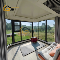 Rumah Kapsul Prefabrikasi Modern, Ramah Lingkungan, Tahan Air, dan Bernapas, Model E5/E7 Bentuk Persegi Panjang/Persegi untuk Kamar Tidur Luar Ruangan