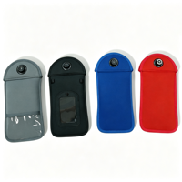 Pochette intelligente antichoc et écologique en néoprène avec logo personnalisé RFID, fermeture magnétique Faraday, bandoulière verrouillable pour lycéens