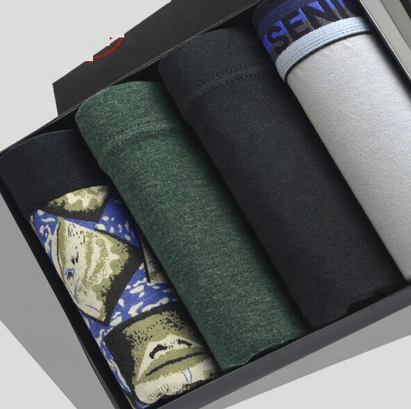 Самое дешевое хлопковое Мужское нижнее белье, лидер продаж, новинка 2019, индивидуальный заказ, Прямая поставка с завода, эластичные хлопковые трусы-боксеры для мужчин