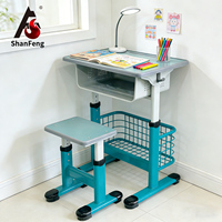 Meubles de classe pour écoles, directement de l'usine, bureau et chaise individuels réglables en hauteur, chaises d'étude pour les étudiants dans la bibliothèque