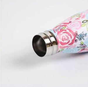 Bouteilles isothermes sous vide en acier inoxydable à double paroi de 500 ml (17 oz) en forme de liège, pour vente en gros - Product Image 4
