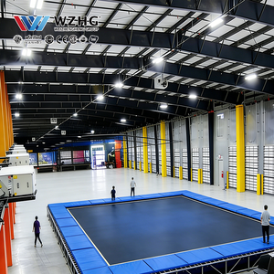 Modular Steel <b>Frame</b> Trampoline Arena Building 1000sqm <b>Large</b> Span Project Framework High Ceiling Reliable Contractor - Product Image 1