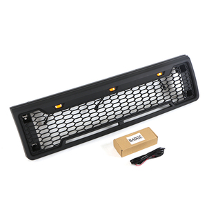 Parrilla Delantera Personalizada para Auto, Rejilla Negra con Luz LED para <span class=keywords><strong>Ford</strong></span> <span class=keywords><strong>BRONCO</strong></span> F150 1987-1991 - Product Image 6