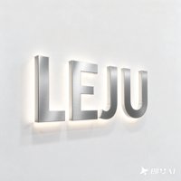 Enseignes lumineuses 3D fiables en acier inoxydable brossé argenté avec rétroéclairage LED pour hôpitaux, entreprises et commerces, étanches IP65