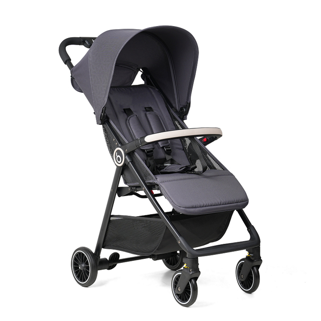 Lightweight Aluminum Alloy Folding Baby Stroller Travel System for Plane Use Portable Compact Design with 20KG Load Capacity