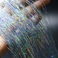Großhandel Kristall-Glitzer-Tinsel Fliegenfischen Blinkende Leuchtköder