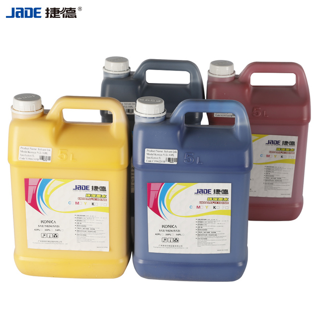 JADE Konica 512i 30PL Digital Printing Solvent Inkjet Printhead with High Color for C M Y K Plastic Coating