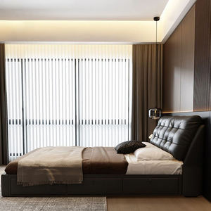 <span class=keywords><strong>Letto</strong></span> <span class=keywords><strong>Matrimoniale</strong></span> Moderno di Lusso <span class=keywords><strong>per</strong></span> Camera Padronale con Contenitore e Morbida Imbottitura <span class=keywords><strong>per</strong></span> un Sonno Confortevole - Product Image 3