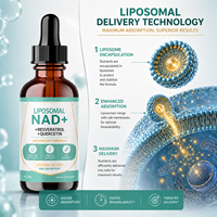 Amazon Best Seller NAD Liquid Drops 300mg Suplemen Murni NAD Drops untuk Perbaikan DNA Siap FBA Pabrik Label Pribadi