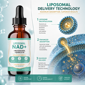 Meilleures ventes Amazon : Gouttes liquides NAD 300mg, complément pur pour la réparation du <span class=keywords><strong>ADN</strong></span>, prêt pour FBA, fabrication en marque blanche - Product Image 3