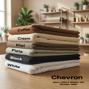 ผ้าเครปซาตินลายเชฟรอนพรีเมียม สีพื้น สำหรับผ้าพันคอผู้หญิง ผ้าคลุมศีรษะ และชุดฤดูร้อน - Product Image 2