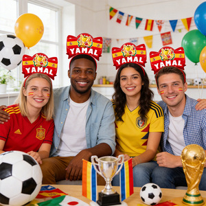 Diadema con Letras <span class=keywords><strong>de</strong></span> Estrellas del Fútbol <span class=keywords><strong>de</strong></span> EE. UU., Canadá y México 2026 <span class=keywords><strong>de</strong></span> Bajo Precio para el Apoyo y la Incentivación <span class=keywords><strong>de</strong></span> los Aficionados - Product Image 3