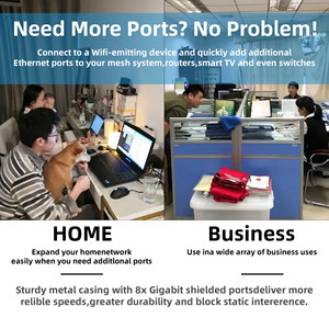 <span class=keywords><strong>8</strong></span> cổng Ethernet chuyển đổi <span class=keywords><strong>10</strong></span> / <span class=keywords><strong>100</strong></span> / <span class=keywords><strong>1000Mbps</strong></span> kim loại trường hợp nhanh Gigabit Ethernet mạng chuyển đổi không quản lý mạng chuyển đổi - Product Image 5