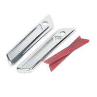 Nouvelles protections de charnières de sacoches arrière en plastique chromé avec garantie d'un an pour Touring Road King Road Street Glide 2014-2024