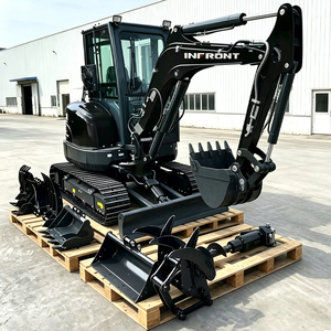 Mini Excavadora EU Infront de 3.5 Toneladas, Motor CE 5 EPA, Excavadora de Orugas de 1 y 2 Toneladas, Mini Excavadoras Pequeñas para Granja en Venta - Product Image 1