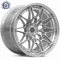 Jantes forgées en deux parties RY6061-T6 18 19 20 21 22 pouces 5x112 5x120, surface brossée, adaptées aux BMW M2 M3 M4