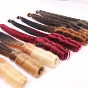 Factory Cheap Premium Synthetic Hair <strong>Attachments</strong> Straight <strong>Curly</strong> Crochet Hair Braids Spiral Curls Braiding Hair for Women - Product Image 2