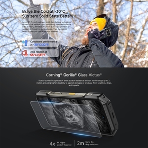 Téléphone robuste <span class=keywords><strong>Ulefone</strong></span> Armor 27 Pro 5G, 12 Go + 256 Go, vision nocturne, 10600 mAh, 6,78 pouces, Android <span class=keywords><strong>14</strong></span>, Dimensity 6300, téléphone mobile avec NFC - Product Image 6