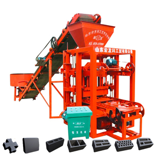 Maquinaria para Fabricar Ladrillos de Hormigón QTJ4-26, Máquina de Bloques, Línea de Producción de Ladrillos Huecos de Cemento y Arena, Fábrica para Pequeñas Empresas - Product Image 1