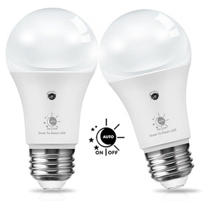<span class=keywords><strong>Ampoule</strong></span> LED 9W avec capteur <span class=keywords><strong>de</strong></span> lumière photocellule, culot E27 E26, énergie, crépuscule à l'aube, intérieur extérieur, véranda, garage, allée, ampoules LED - Product Image 1