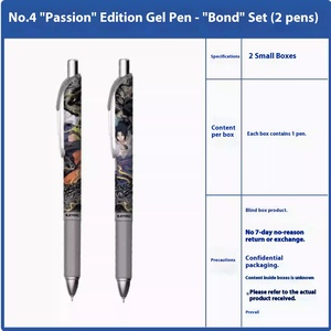 Popular <span class=keywords><strong>Anime</strong></span> Pen 4th Burning Series Blind Box Style Bolígrafo de gel coleccionable para estudio y trabajo - Product Image 5