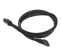 Cable de disco duro del servidor Mini SAS 8i 74pin a 2 puertos Mini SAS 36P Impedancia de SFF-8087 85 ohmios 12Gbps