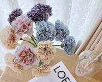 Fleurs artificielles modernes en soie, aspect réaliste, écologiques, pour la fête des mères, décoration de mariage