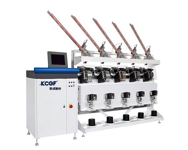 Конусный шпиндель для намотки пряжи KC522, намоточная машина из спандекса с 4 конусами