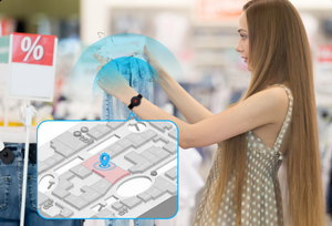 Bán buôn OEM siêu điện năng thấp Vòng đeo tay eddystone đèn hiệu mặc <span class=keywords><strong>Bluetooth</strong></span> Le <span class=keywords><strong>ibeacon</strong></span> cho chăm sóc trẻ em - Product Image 2