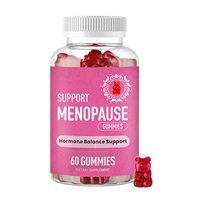 Gummies SUNI OEM/ODM à marque privée pour le soutien de la ménopause, supplément végétalien à la pectine pour l'humeur et le sommeil, à base de plantes naturelles