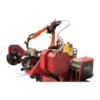 Cellule de soudage robotisée avancée avec positionneur servo à double axe prenant en charge la liaison coordonnée et une précision de 0,08 mm