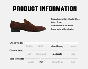 Top niveau mode chaussures de <span class=keywords><strong>luxe</strong></span> hommes pur peau de Crocodile chaussures pour hommes Sapatos Design classique Goodyear welt fête hommes chaussures - Product Image 5